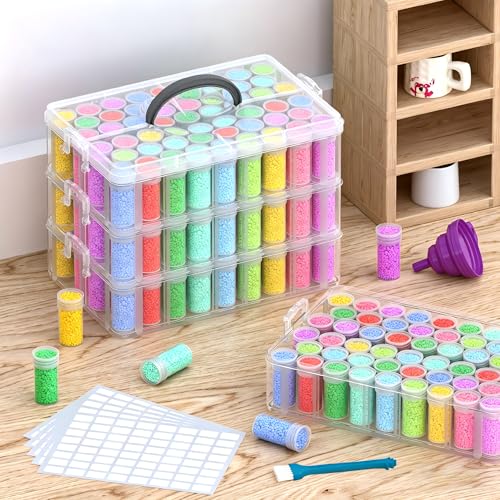 4-Tier Diamond Painting Storage Box, 208 Slots | Home Organization - Image 3