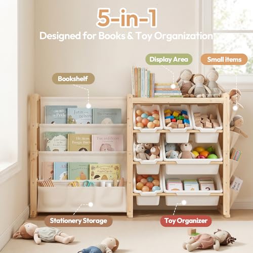 Fodoss Book Shelf for Kids Rooms - Toy Storage Organizer - Image 6