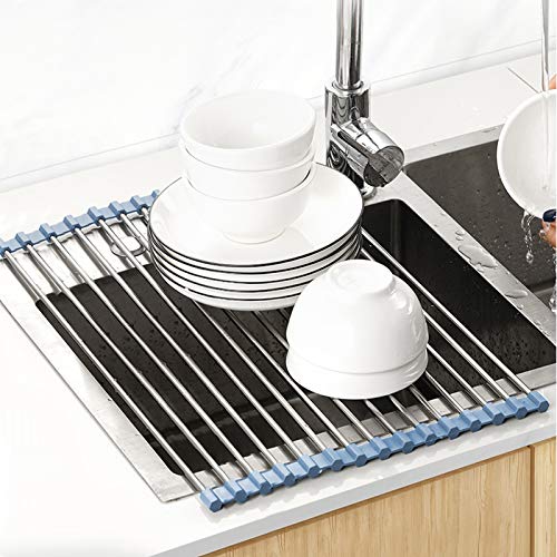 MECHEER Over The Sink Dish Drying Rack, Roll Up Dish | All Products - Image 3