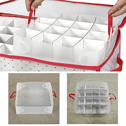 Sattiyrch Plastic Christmas Ornament Storage Box | Home Organization - Image 7