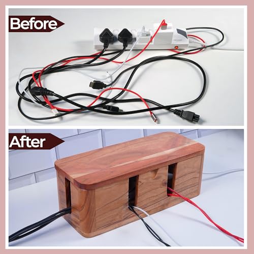 Cable Management Box, Power Strip & Extension Cord Hider - Image 7