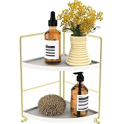 2-Tier Makeup Perfume Counter Organizer, Bathroom Corner - Image 7