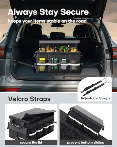 HOTOR Car Trunk Organizer - Foldable Car Storage for SUV - Image 7