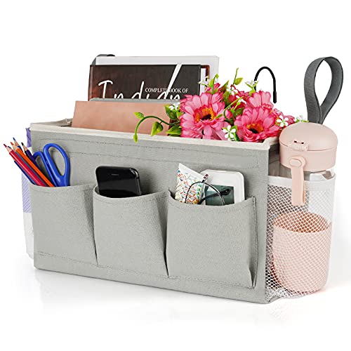 Lilithye Bedside Caddy, Bedside Storage Bag Hanging Organizer - Image 2