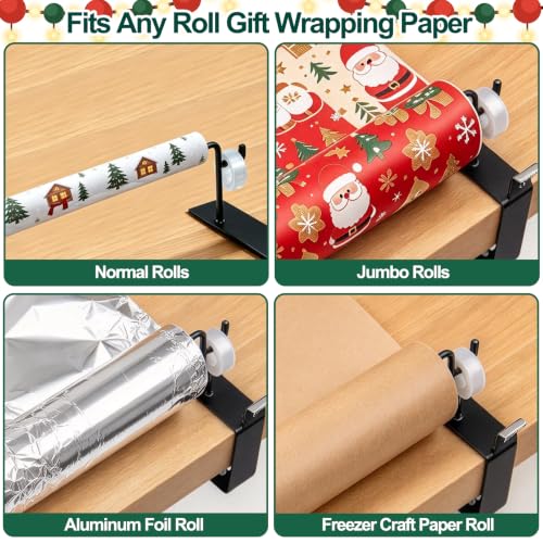 3-in-1 Tabletop Gift Wrapping Paper Holder Tool | Tools & Home Repair - Image 6