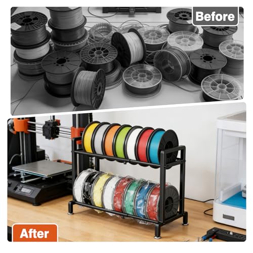 2-Tier Filament Storage Rack Adjustable Length/Width - Image 6