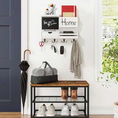 Farmhouse Key Holder for Wall with Mail Organizer - Easy - Image 3