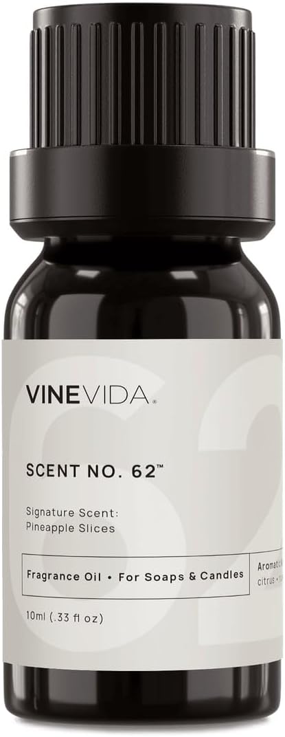 VINEVIDA [0.33oz] Scent No.62 Fragrance Oil for Candle & Soap Making - Natural Candle Scents Made in USA