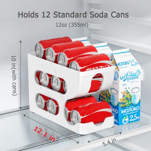 Sotfamily FIFO Soda Can Organizer for Pantry or Fridge, Holds 24 - Image 3