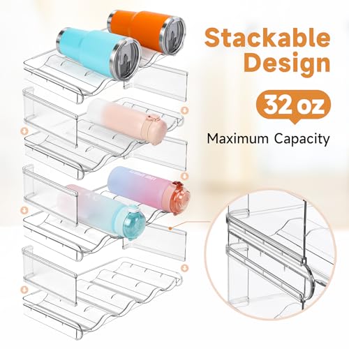 spospo Water Bottle Organizer 4 Tier Large Compartme | All Products - Image 3
