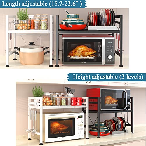 PUSDON Expandable Microwave Oven Rack, 2-Tier Counte | All Products - Image 3