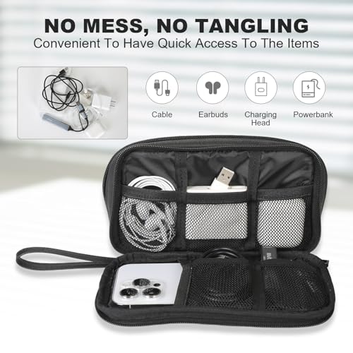 Travel Cable Organizer Bag for Cord, Charger, Phone, | All Products - Image 6