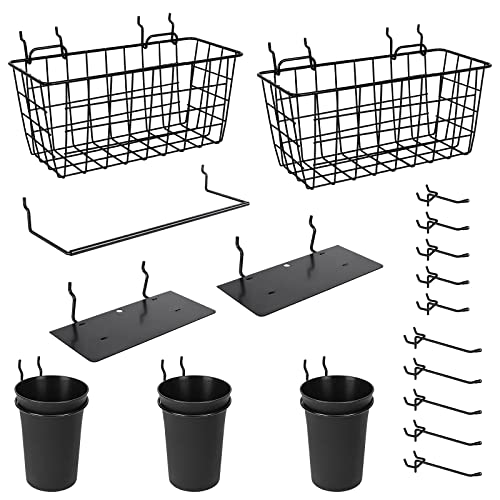 Pegboard Organizer Accessories 18 Pack, Peg Board Hooks - Image 2