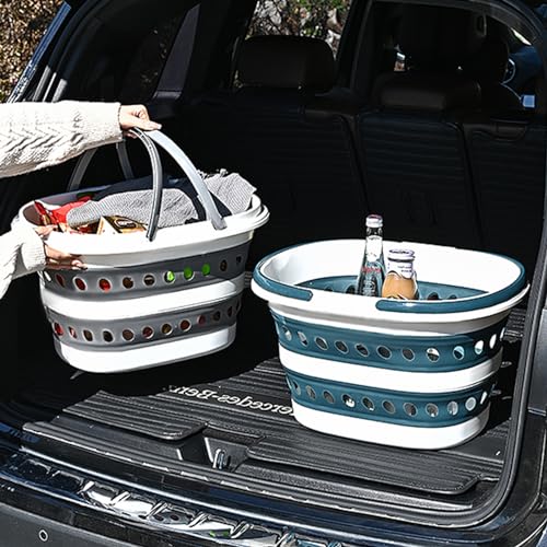 Compact Collapsible Laundry Basket, Small Pop-Up Hamper - Image 7