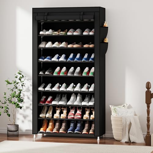 Laiensia 9-Tier Vertical Shoe Rack Organizer, Space | All Products - Image 3