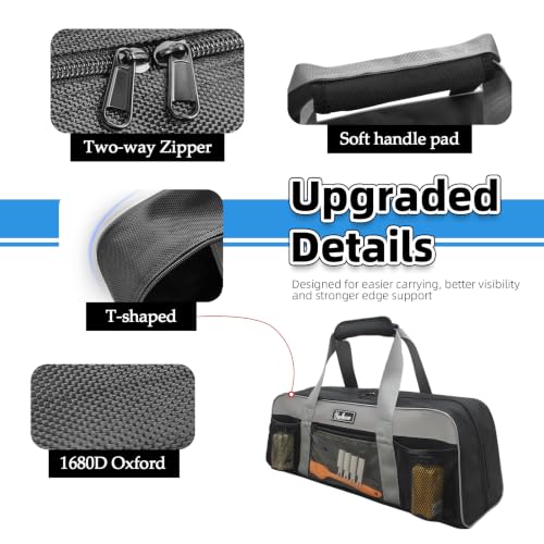 22 Inch Grill Tool Storage Bag, Heavy-Duty 1680D Oxford Organizer - Image 7