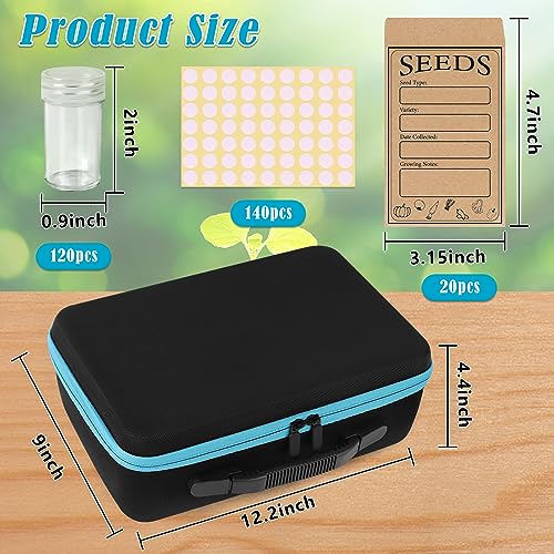 120 Slots Seed Storage Organizer with 20 Seed Envelopes - Image 4