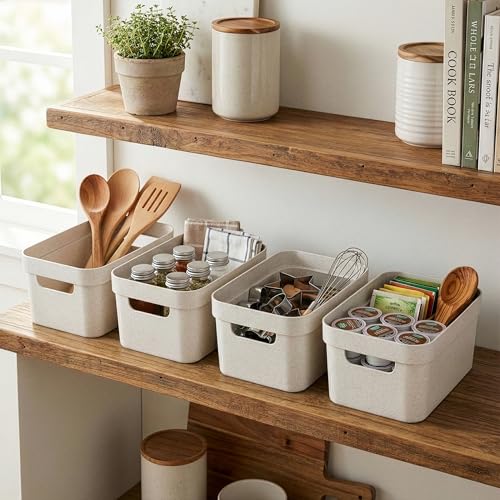 BINO | Plastic Storage Bins, 4 Liter - 4 Pack - Image 4