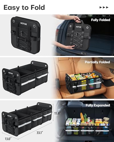 HOTOR Trunk Organizer - Car Organizer and Storage | Home Organization - Image 7