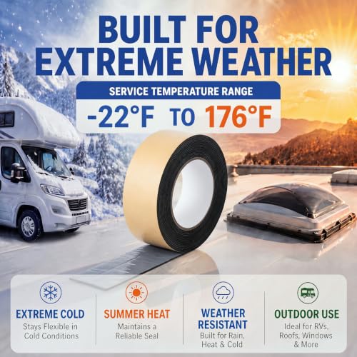 2 Pack 2in x 25ft Butyl Tape Double-Sided, 60mil Thickened, Black - Image 6