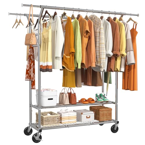 Simple Trending Heavy Duty Clothing Clothes Rack for Hanging - Image 2