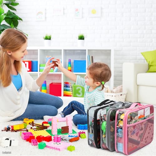 4 Pack Toy Storage Organizer Bags 13.7"L x 2.7"W x 9.7"H | - Image 3