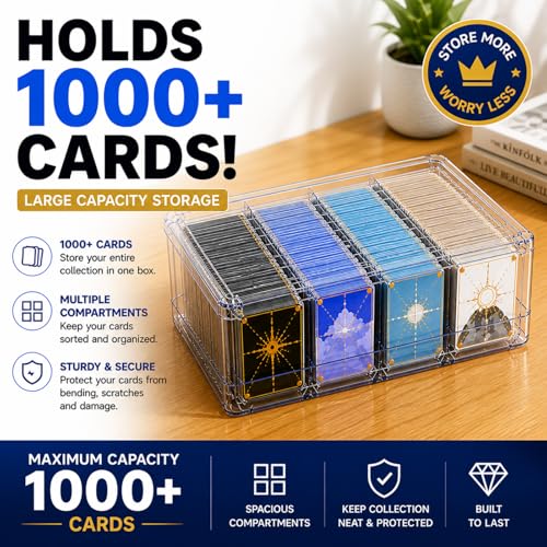 Acrylic Trading Card Storage Box, Can Hold 560 Top Loaders - Image 6