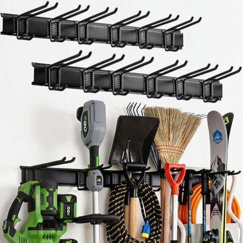 Aking Ace 96-Inch Heavy Duty Wall Mount Garden Tool | Garage Storage - Image 2