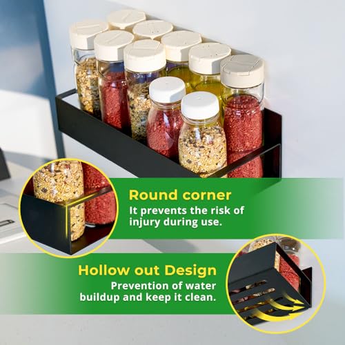 Magnetic spice rack set for refrigerator, space saver - Image 8