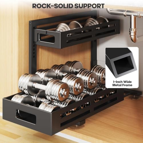 2 Pack 19IN-Depth Under Sink Organizer,Pull Out Cabi | Under Sink Stor - Image 6