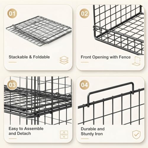 Stackable Closet Organizers and Storage, Closet Shelf - Image 6