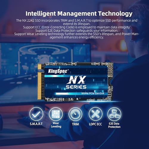 KingSpec 256GB M.2 2242 NVMe SSD - Up to 3500 MB/s Read Speed - Image 7