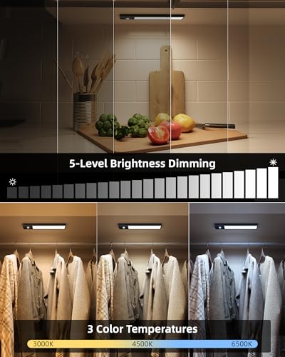 EZVALO 8" Under Cabinet Lighting, 2400mAh USB-C Rechargeable - Image 5