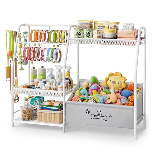 Large Dog Toy Basket with Dog Storage Organizer, Trapezoid - Image 2