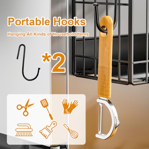 2 Set Magnetic Basket for Refrigerator Door,Magnetic - Image 7
