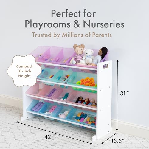 Humble Crew Kids Toy Organizer with 16 Bins, 4 Tier - Image 3