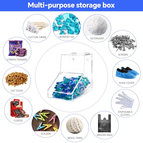 Laundry Pods Container Large 8.6 Inch, Acrylic Laundry - Image 4
