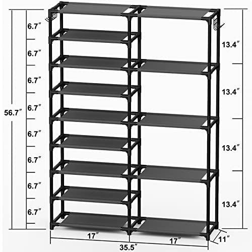 CSXGBAB 9-Tier Shoe Rack Organizer, Tall Garage Shoe | All Products - Image 4