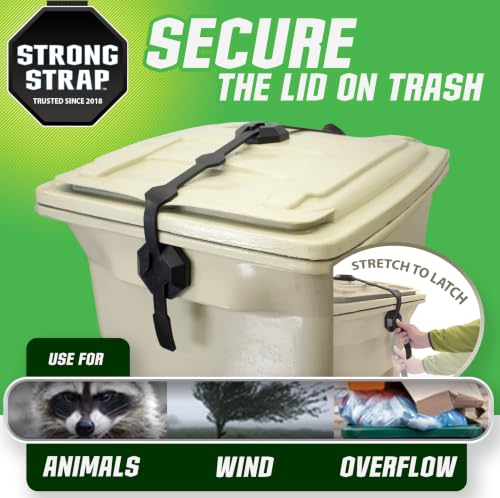 Blazer Brand Strong Strap Lid Lock for Outdoor Garbage Cans (1 - Image 4