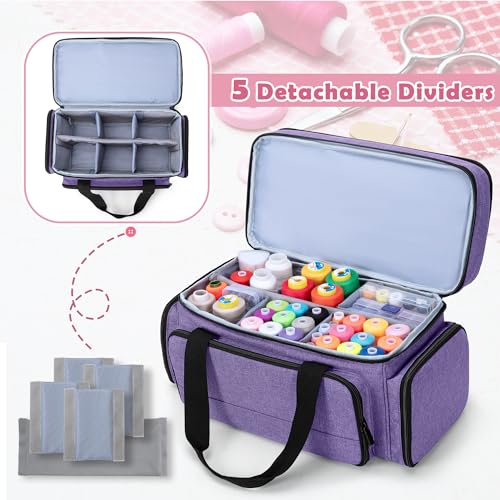 LUXJA Large Sewing Organizer Bag with 5 Detachable | Home Organization - Image 6