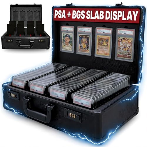 4-Row Graded Card Case - Graded Card Storage Box | Home Organization - Image 2