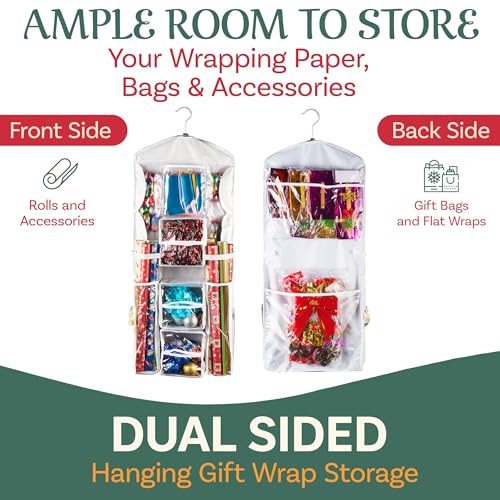Wrapping Paper Storage Organizers- 2 Pack- Dual Sided - Image 3