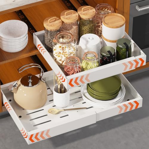 1 Pack Expandable Pull Out Cabinet Organizer 21" - Image 2