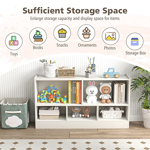 Toy Storage Organizer, 2-Tier Kids Bookshelf - Image 6