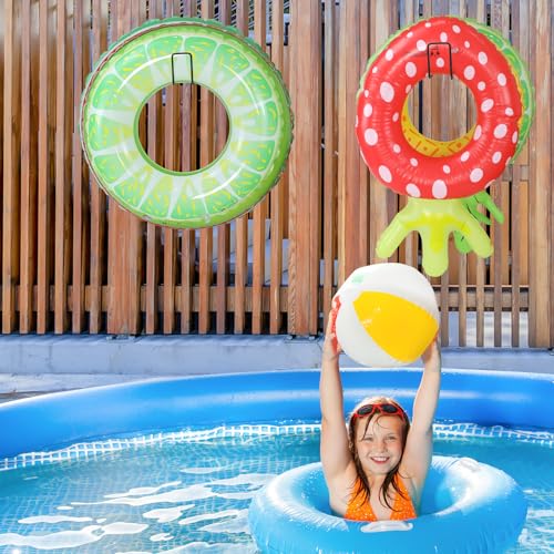 MUOUAKATE 3 Pcs Pool Float Storage Holder, 17.3 Inch Wall - Image 3
