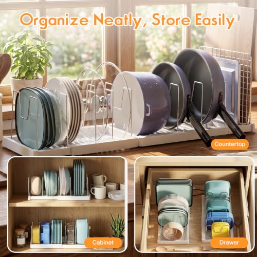 seasky Expandable pots pans and lid organizer for Ca | All Products - Image 8