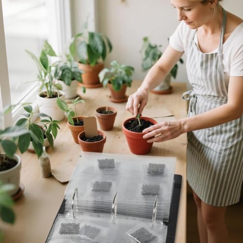 Garden Seed Packet Storage Organizer Binder Seed Book Organizer - Image 3