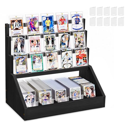 Emfogo Trading Card Display, 3-Tier Card Display Stand - Image 2