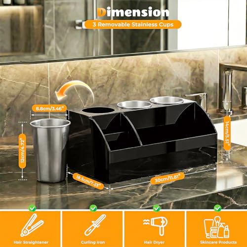 Hair Tool Organizer Countertop, Bathroom Vanity Organizers - Image 4
