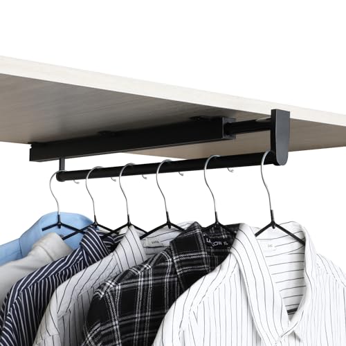 pull out closet rod pull out pants rack for closet valet - Image 2